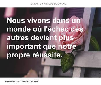 Citations Philippe BOUVARD