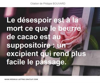 Citations Philippe BOUVARD