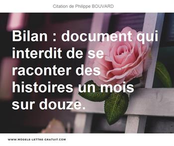 Citations Philippe BOUVARD