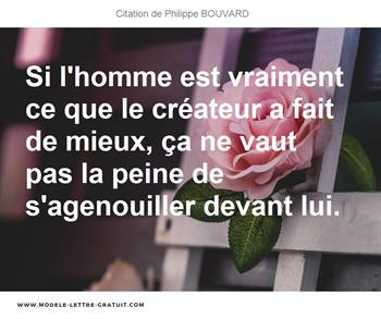 Citations Philippe BOUVARD
