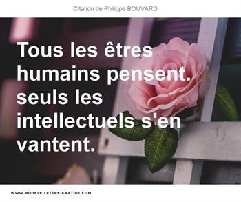 Citations Philippe BOUVARD