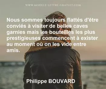 Citation de Philippe BOUVARD