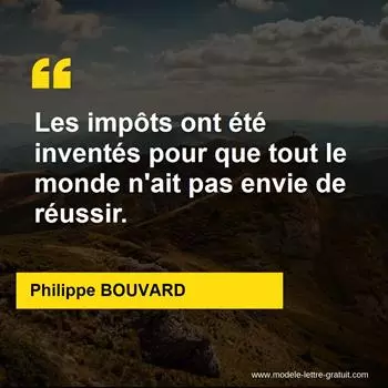 Citation Philippe BOUVARD