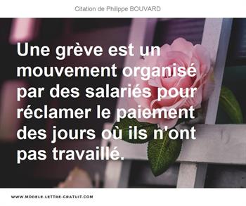 Citations Philippe BOUVARD