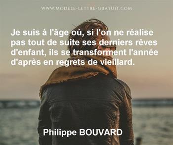 Citation de Philippe BOUVARD