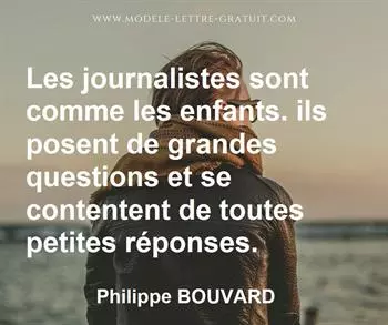 Citation de Philippe BOUVARD