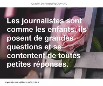 Citations Philippe BOUVARD