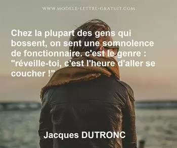 Citation de Jacques DUTRONC