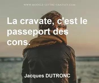 Citation de Jacques DUTRONC