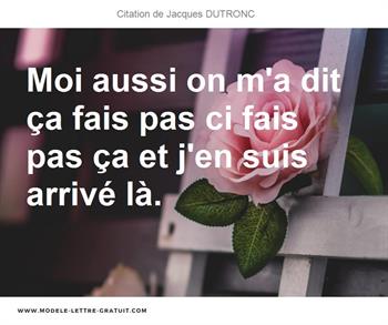 Citations Jacques DUTRONC