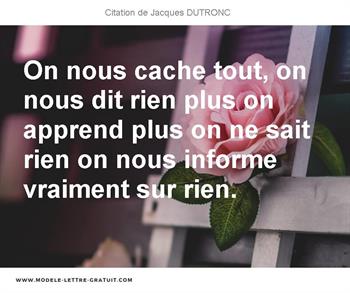 Citations Jacques DUTRONC