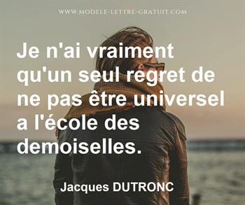 Citation de Jacques DUTRONC