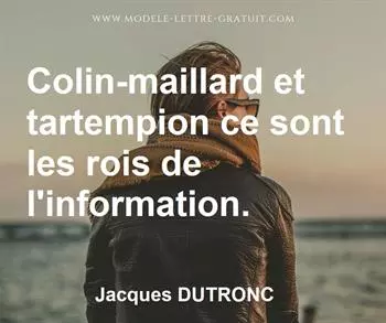 Citation de Jacques DUTRONC
