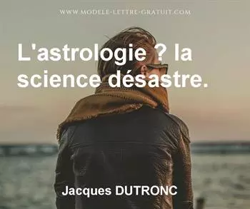 Citation de Jacques DUTRONC