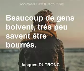 Citation de Jacques DUTRONC