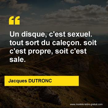 Citation de Jacques DUTRONC