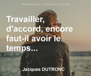 Citation de Jacques DUTRONC