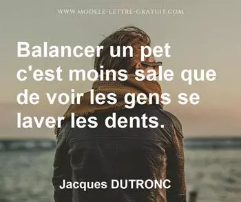 Citation de Jacques DUTRONC