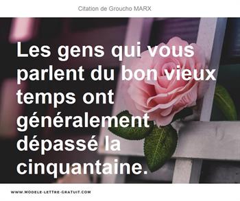 Citations Groucho MARX