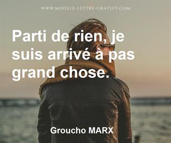 Citation de Groucho MARX