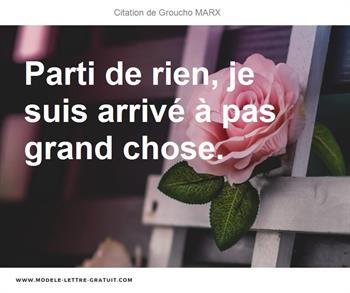 Citations Groucho MARX