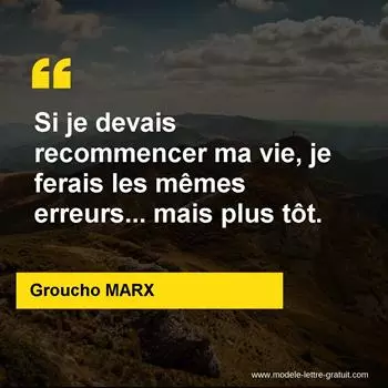 Citation Groucho MARX