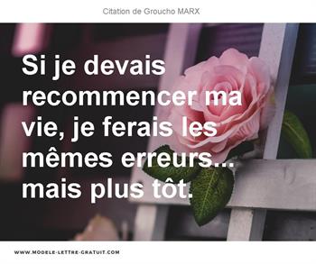 Citations Groucho MARX