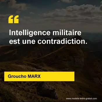 Citation Groucho MARX