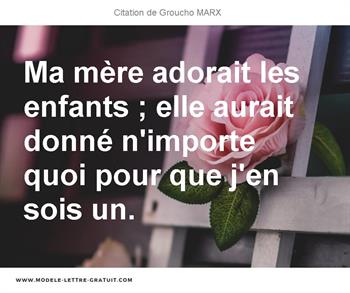 Citations Groucho MARX
