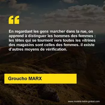 Citation Groucho MARX
