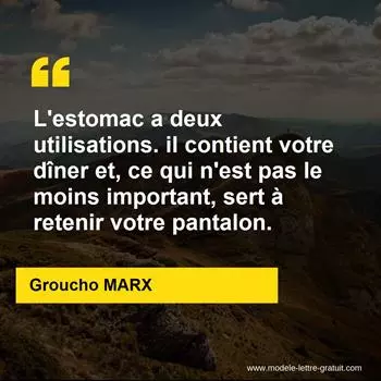 Citation Groucho MARX