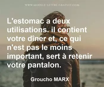 Citation de Groucho MARX