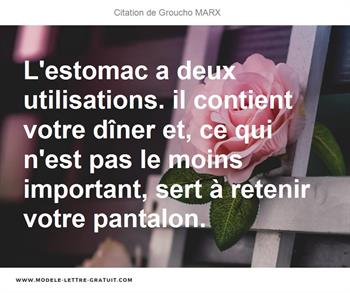 Citations Groucho MARX