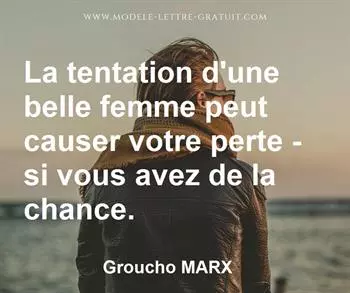Citation de Groucho MARX