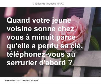 Citations Groucho MARX