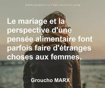 Citation de Groucho MARX