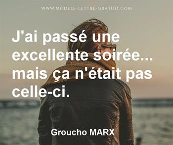 Citation de Groucho MARX