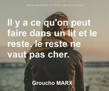 Citation de Groucho MARX