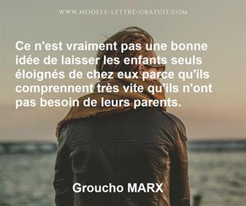 Citation de Groucho MARX