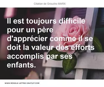 Citations Groucho MARX