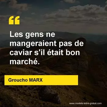 Citation Groucho MARX