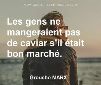 Citation de Groucho MARX