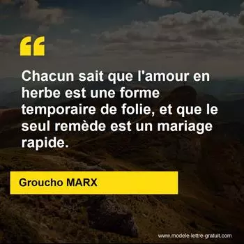 Citation Groucho MARX