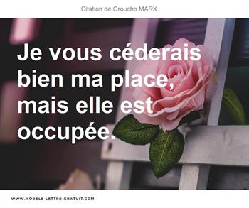 Citations Groucho MARX