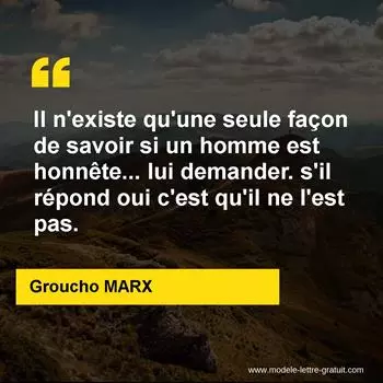 Citation Groucho MARX