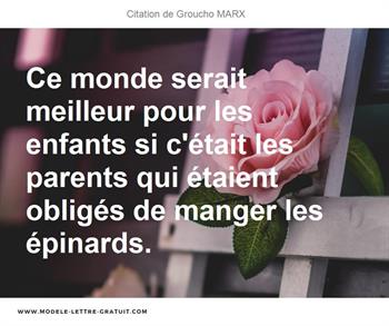 Citations Groucho MARX