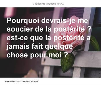 Citations Groucho MARX