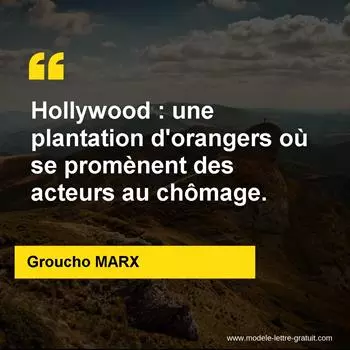 Citation Groucho MARX