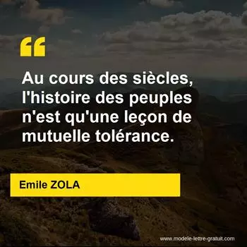 Citation Emile ZOLA
