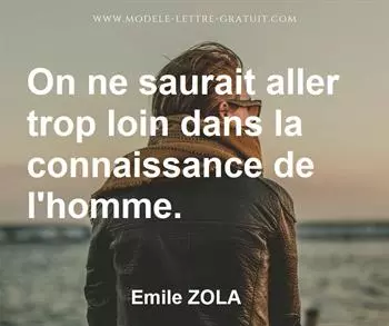 Citation de Emile ZOLA